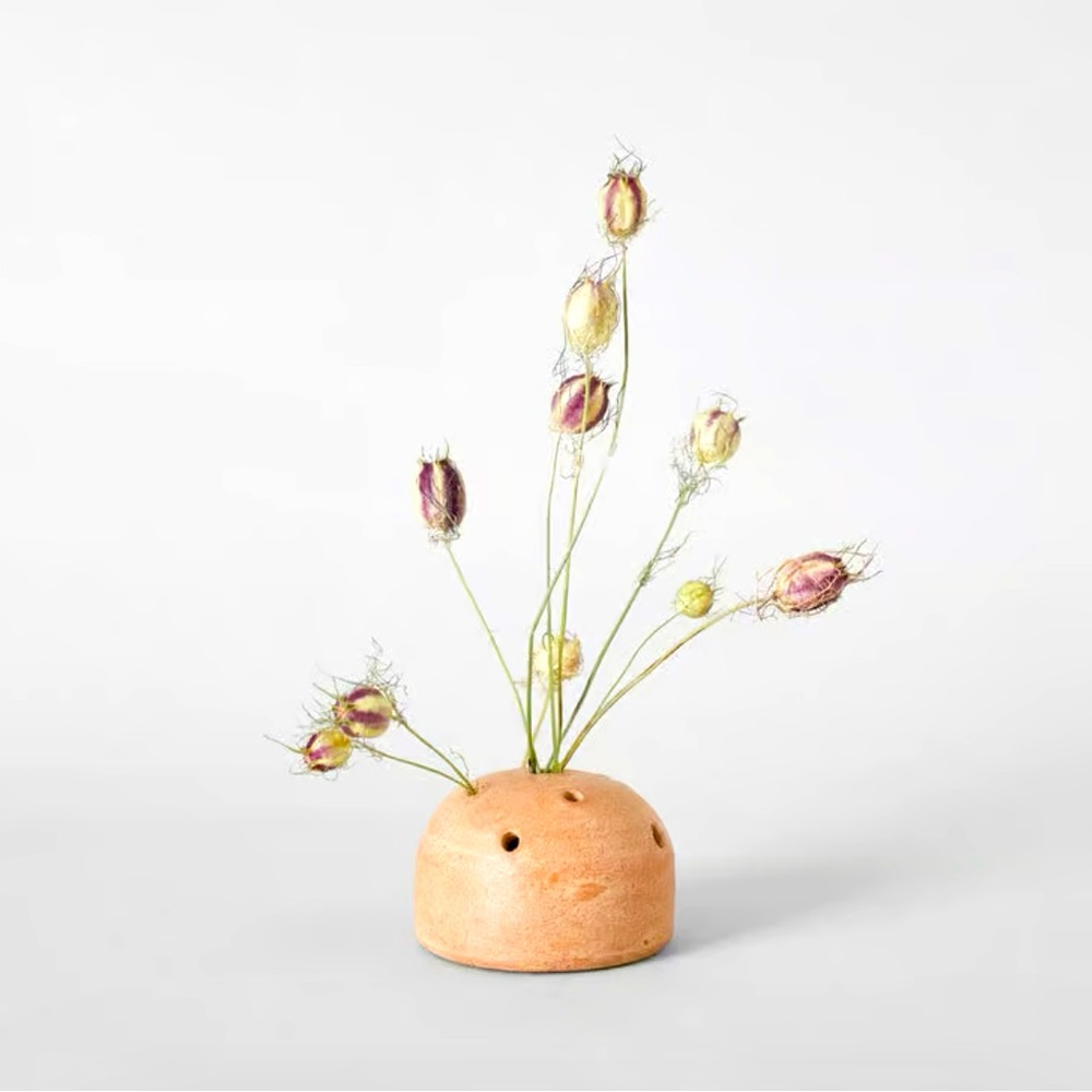 Terra Cotta Frog Vase